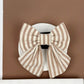 Cocopup London Linen Stripes Sailor Dog Bow Tie