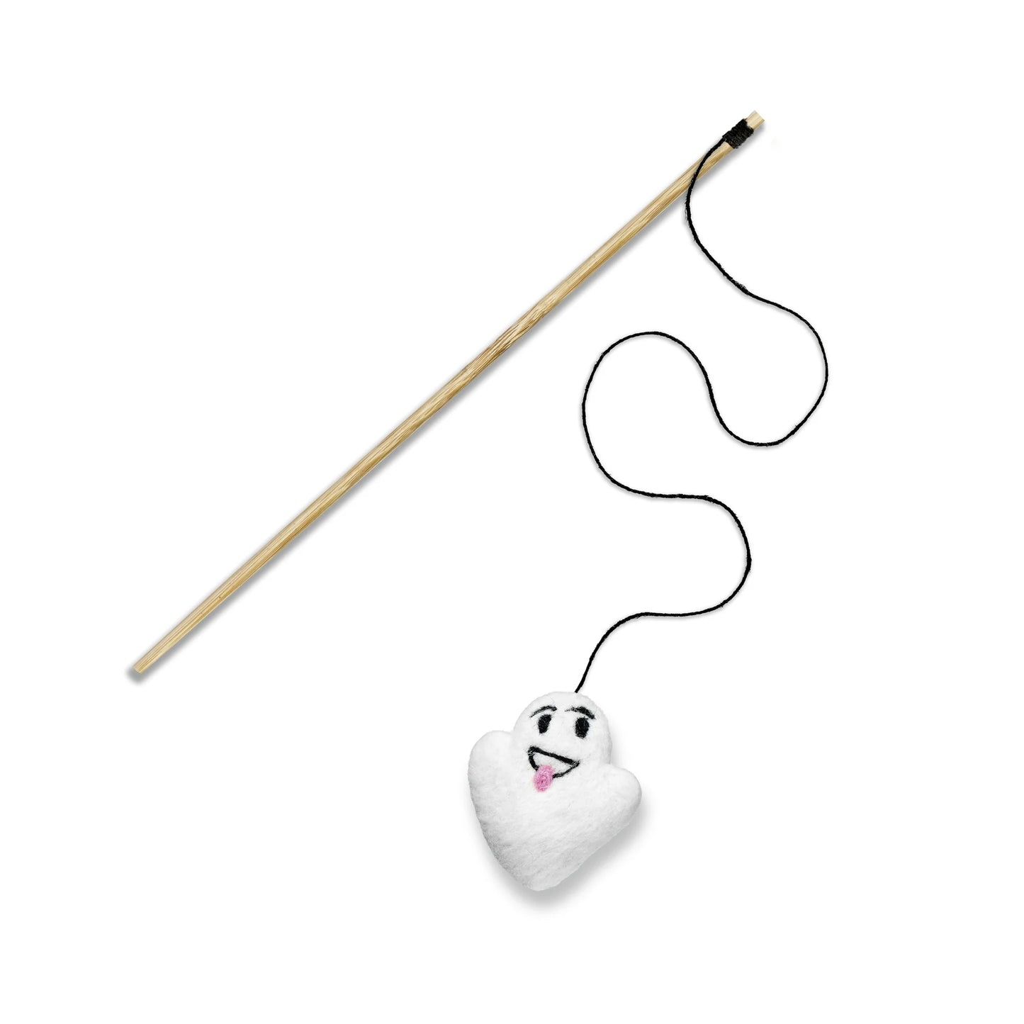 Green & Wild's Mr Spooky Teaser Halloween Eco Cat Toy with Catnip