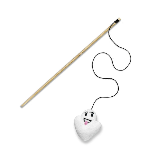 Green & Wild's Mr Spooky Teaser Halloween Eco Cat Toy with Catnip