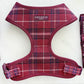 Cocopup London Dog Harness Mulberry Plaid