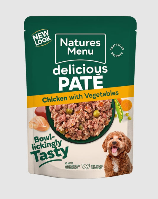 Natures Menu Adult Chicken with Vegetables Wet Dog Food Pouch 300g