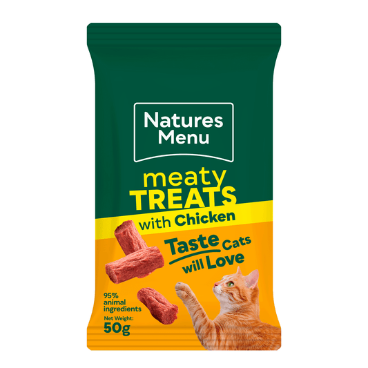 Natures Menu Chicken Meaty Cat Treats 50g