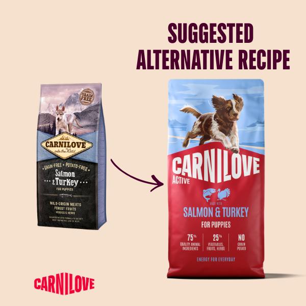 Carnilove Active Salmon & Turkey Puppy Dry Food