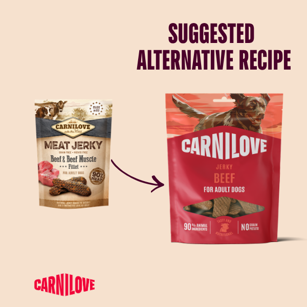 Carnilove Jerky Beef Fillet Dog Treats 100g
