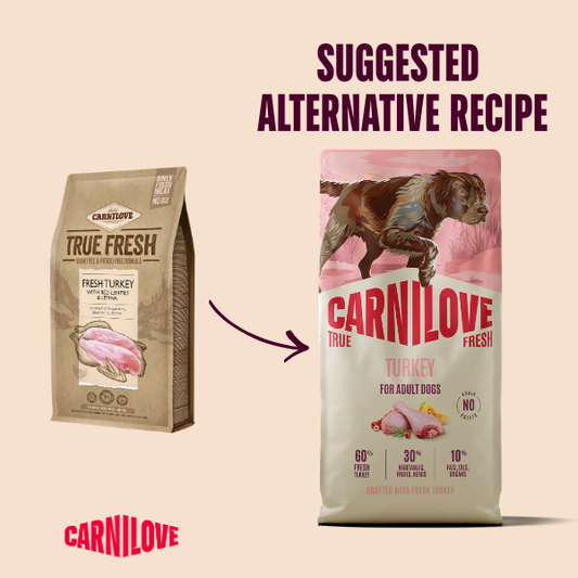 Carnilove True Fresh Turkey Adult Dry Dog Food