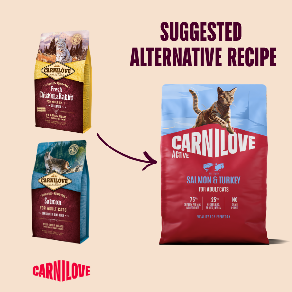 Carnilove Active Salmon & Turkey Cat Dry Food 400g