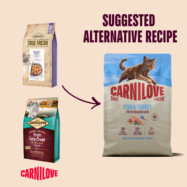 Carnilove True Fresh Fish & Turkey Cat Dry Food