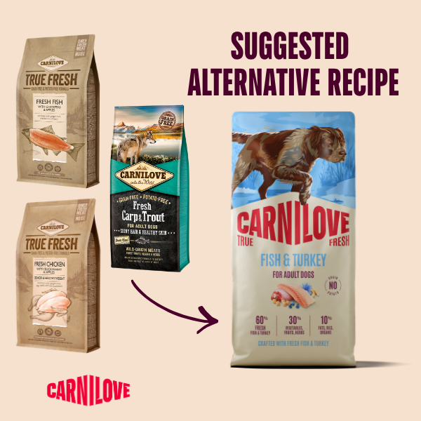 Carnilove True Fresh Fish & Turkey Adult Dry Dog Food