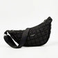 Cocopup London Dog Crossbody Crescent Dog Walking Bag Oynx