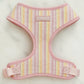 Cocopup London Pastel Stripes Adjustable Neck Dog Harness