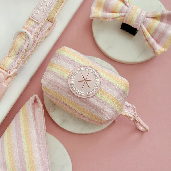 Cocopup London Pastel Stripes Poop Bag Holder
