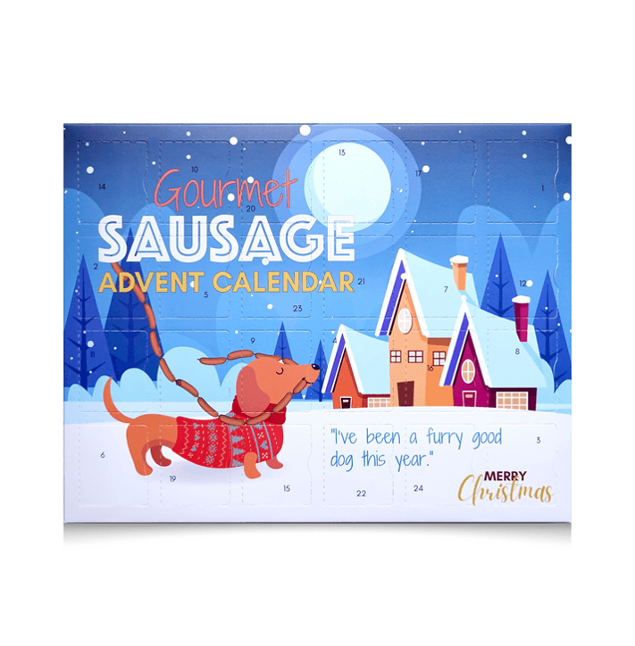 Pet Treats Wholesale Gourmet Sausage Advent Calendar for Dogs