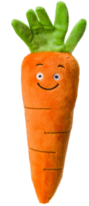 House of Paws Christmas Classic Carrot Dog Toy