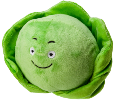 House of Paws Christmas Brussel Sprout Dog Toy