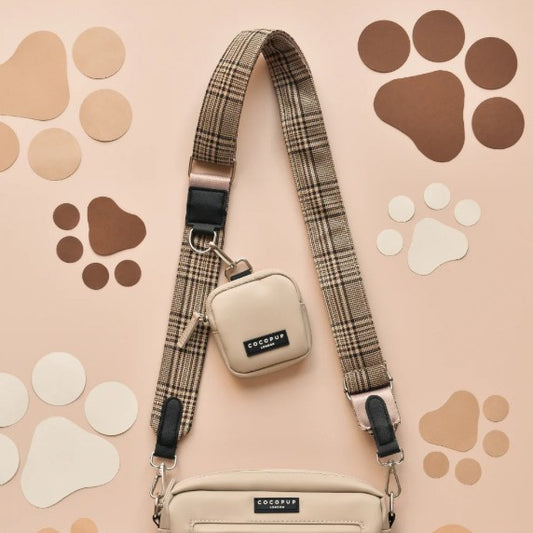 Cocopup London Dog Walking Bag Strap Pup Plaid