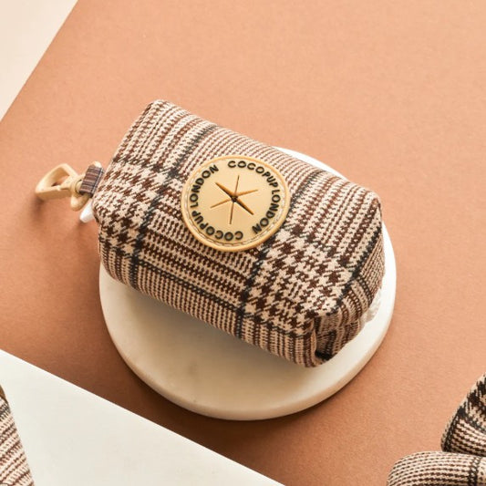 Cocopup London Pup Plaid Poop Bag Holder