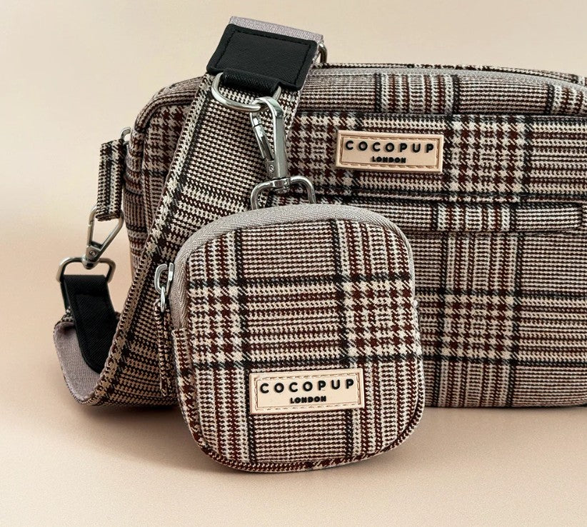 Cocopup London Dog Treat Pouch Pup Plaid