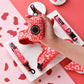 Cocopup London Red & Pink Leopard Poop Bag Holder