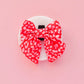 Cocopup London Red & Pink Leopard Sailor Dog Bow Tie