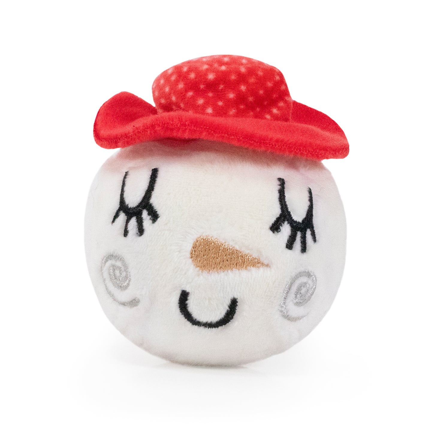 Rosewood Christmas Sandra Snowball Plush Rubber Ball