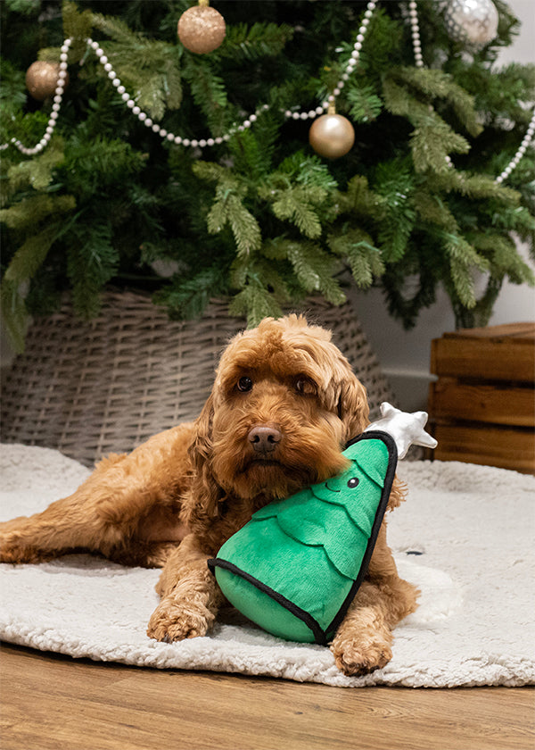 Rosewood Cuddly Christmas Tree Dog Toy
