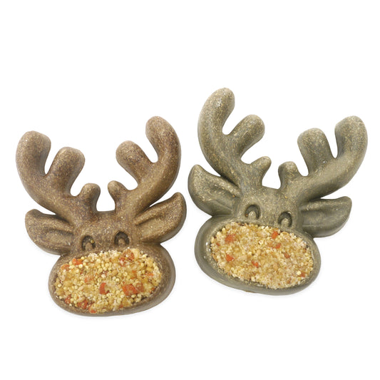 Rosewood Veggie Burst Reindeer Duo Treats for Small Pets