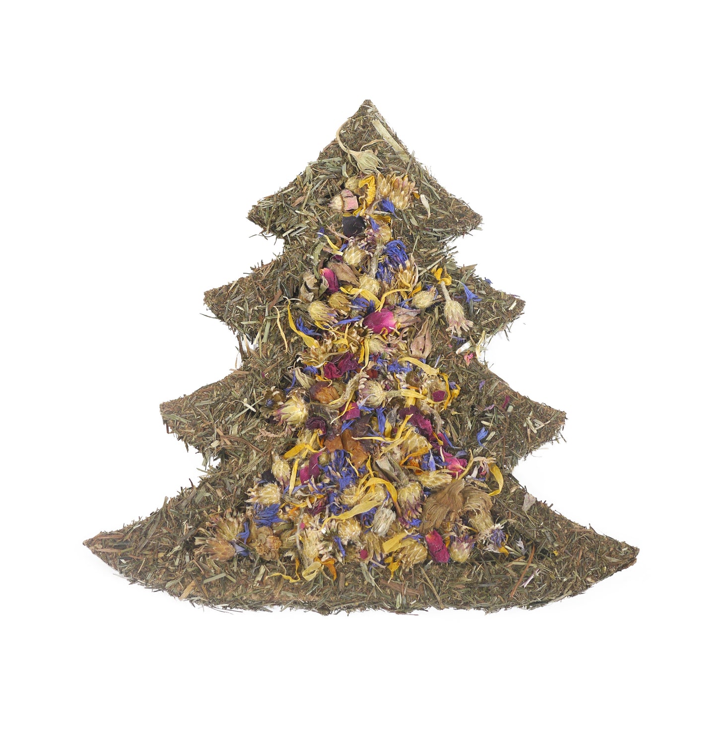 Rosewood Naturals Christmas Flower 'n' Forage Tree Treat for Small Pets