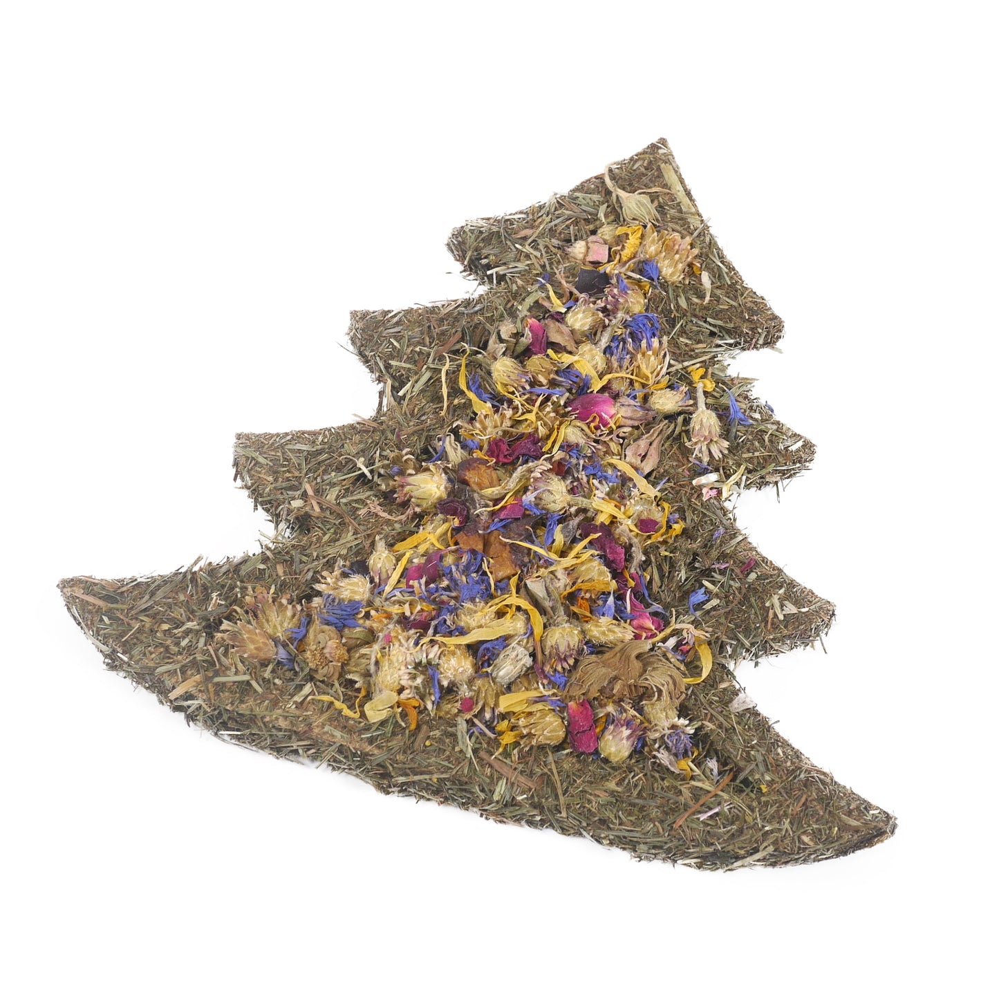 Rosewood Naturals Christmas Flower 'n' Forage Tree Treat for Small Pets