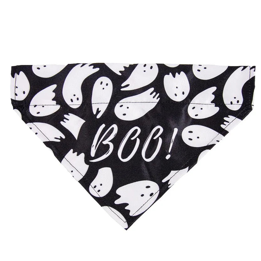 Rosewood Halloween Boo Bandana Black