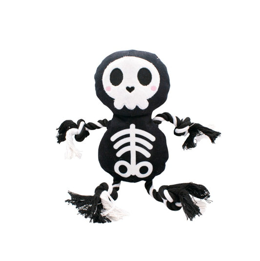 Great&Small Creepy Cuties Rope Skeleton Joe Dog Toy