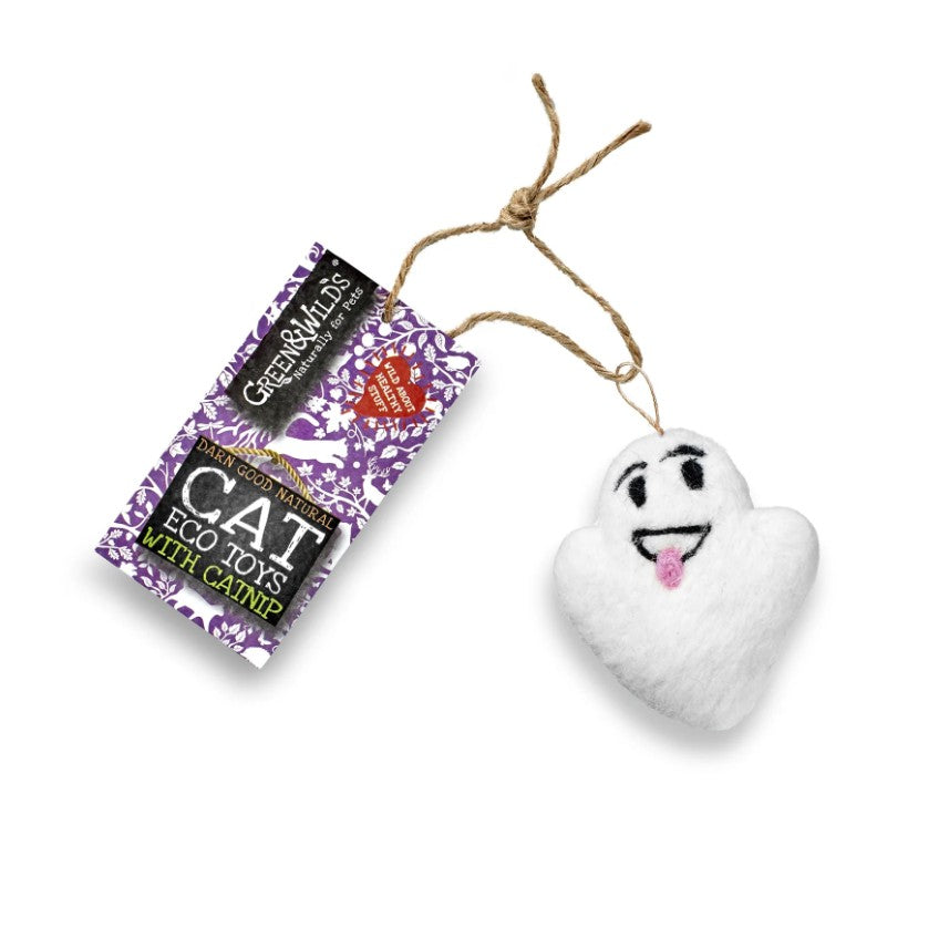 Green & Wild's Mr Spooky Halloween Eco Cat Toy with Catnip