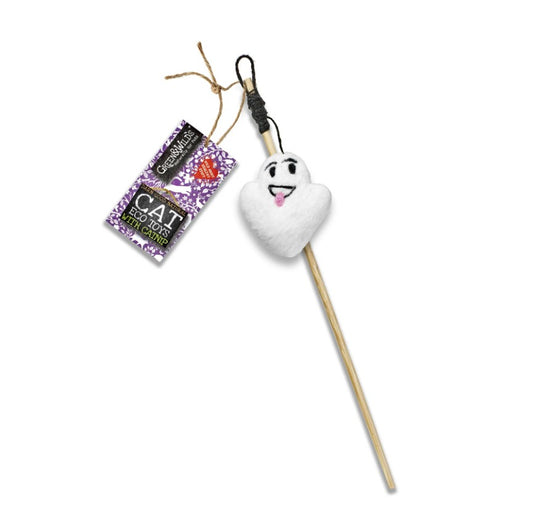 Green & Wild's Mr Spooky Teaser Halloween Eco Cat Toy with Catnip