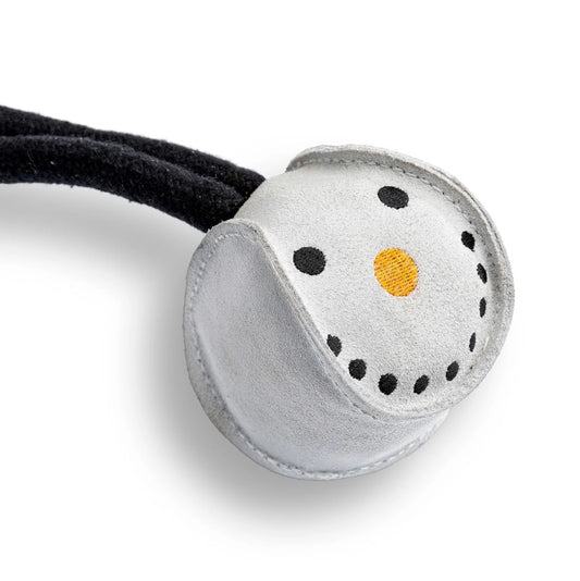 Green & Wild's Christmas Sven the Snowball Eco Ball Dog Toy