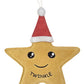 Green & Wild's Christmas Twinkle the Star Eco Dog Toy