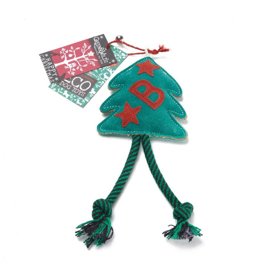 Green & Wild's Christmas Bruce the Spruce Dog Toy