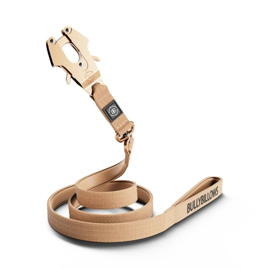 BullyBillows LIGHTER Swivel Combat Lead Neoprene Lined Lead 1.4m Tan