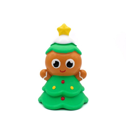 Great&Small Christmas Latex Gingerbread Tree Dog Toy