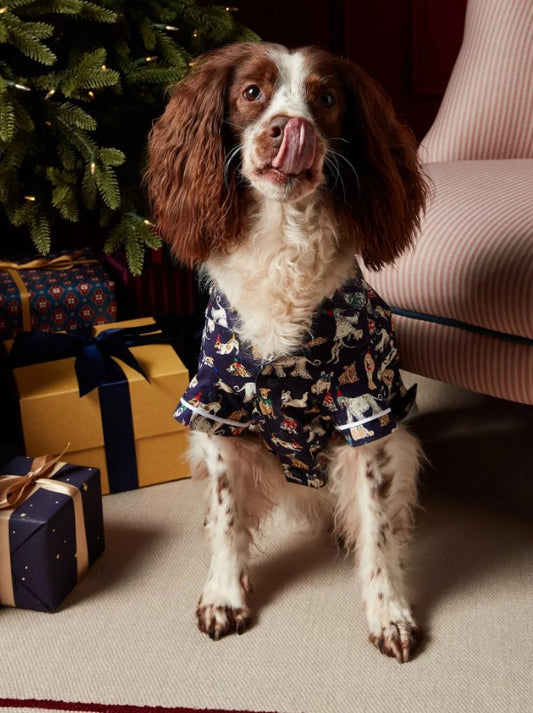 Joules Christmas Festive Dog Pyjamas