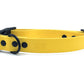 Ditsy Pet Yellow Biothane Quick Release Collar