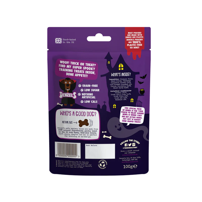 Denzel's Spooktacular Bones 100g