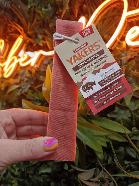 Yakers Strawberry Dog Chew