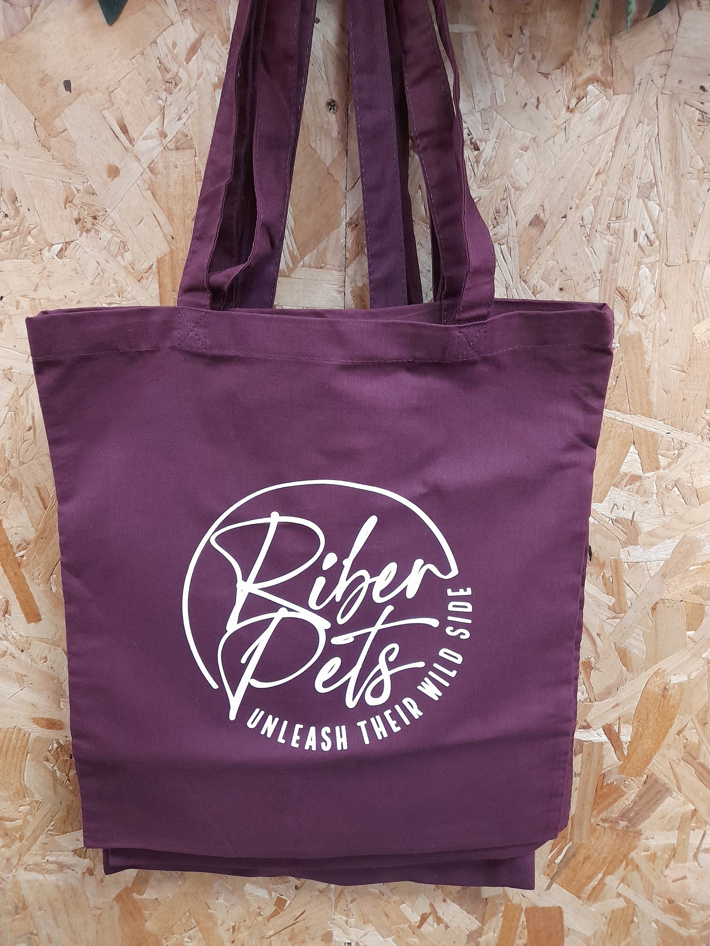 Riber Pets Burgundy Tote Bag