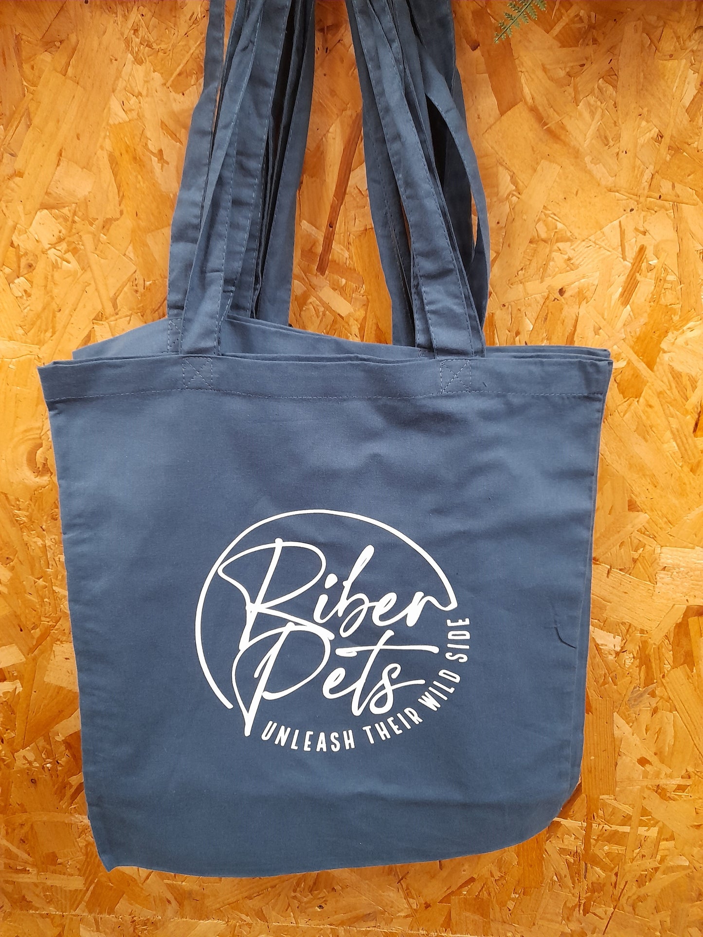 Riber Pets Denim Blue Tote Bag