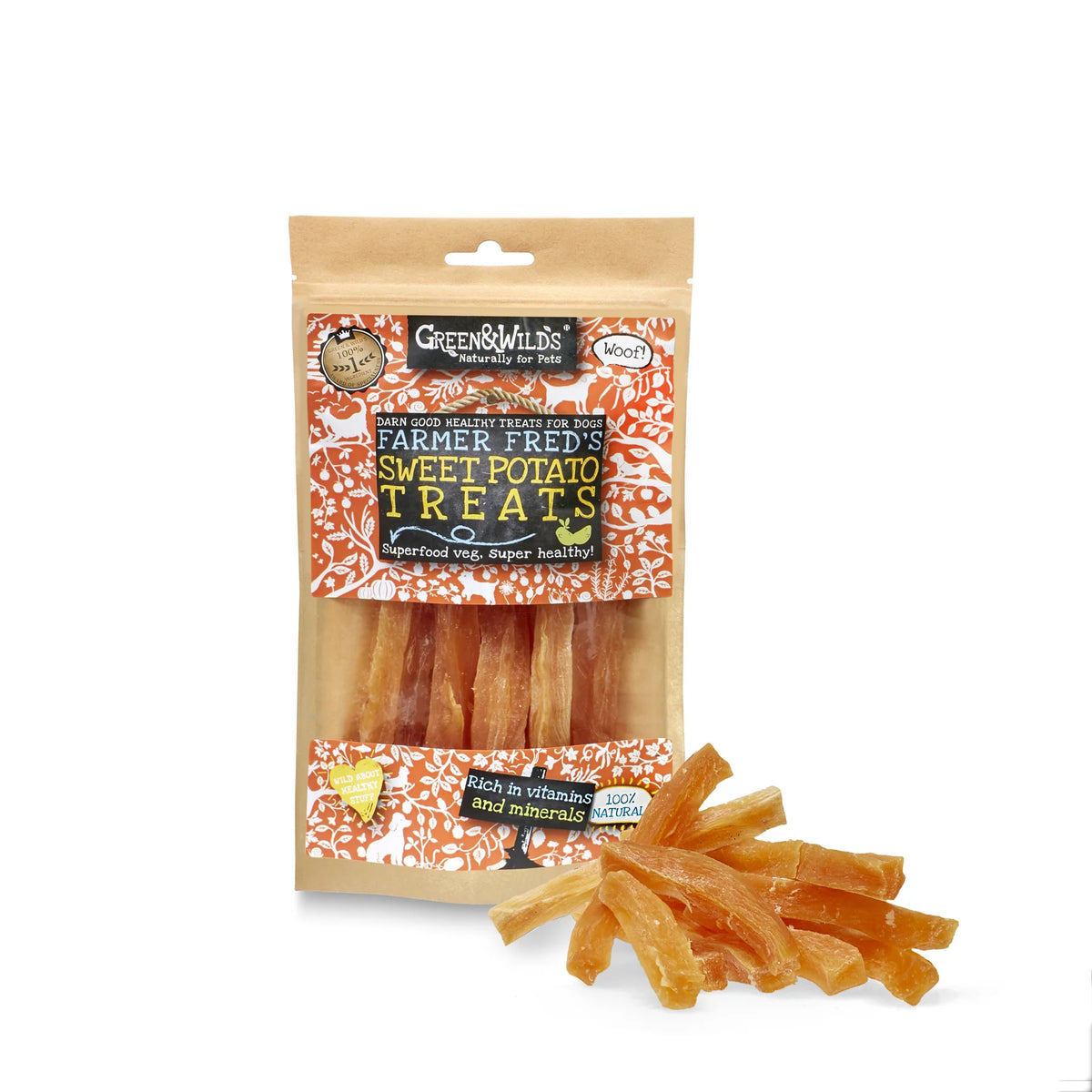 Green & Wild's Sweet Potato Treats 100g