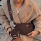 Cocopup London Dog Walking Bag Strap Burford Chocolate Brown