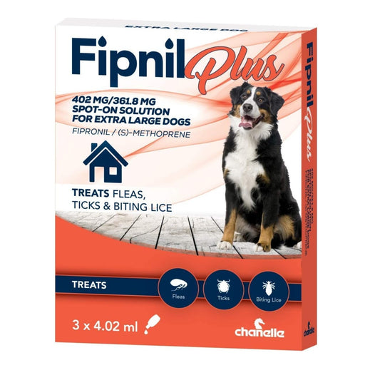 Fipnil Plus Spot On Flea Treatment Extra Large Dog 402mg (40KG+)