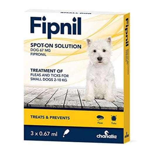 Fipnil Plus Spot on Flea Treatment Small Dog 67mg (2 -10KG)