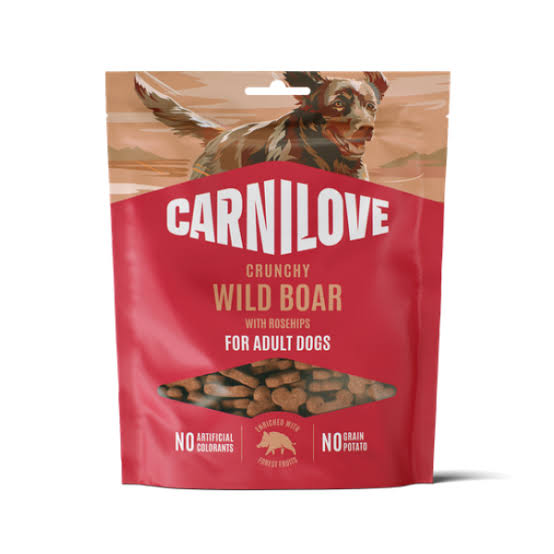 Carnilove Wild Boar with Rosehips Crunchy Snack Treats 200g