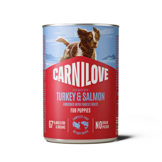 Carnilove Salmon & Turkey Wet Dog Food Can 400g