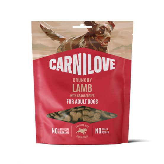 Carnilove Lamb with Cranberries Crunchy Snack Treats 200g